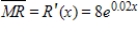 <strong>Suppose that the marginal revenue (in dollars) from the sale of x units of a product is . What is the revenue from the sale of 150 units of the product? Round your answer to the nearest cent. </strong> A) $8,034.21 B) $7,634.21 C) $11,585.64 D) $8,158.00 E) $11,061.64