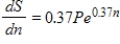 <strong>If $P is invested for n years at 37% compounded continuously, the rate at which the future value is growing is . What function describes the future value at the end of n years? Round your answer to two decimal places, if necessary. </strong> A) B) C) D) E)
