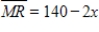<strong>A certain firm's marginal cost, in dollars, for a product is , its marginal revenue, in dollars, is , and its total cost of production of 8 items is $900. Find the profit or loss at the optimal level of production. Round your answer to the nearest dollar. </strong> A) $172 loss B) $172 profit C) $820 profit D) $820 loss E) $400 loss