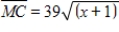 <strong>Suppose that the marginal revenue for a product is and the marginal cost is , with a fixed cost of . Find the profit or loss from the production and sale of 3 units. </strong> A) loss of $697 B) loss of $1,341 C) profit of $1,341 D) profit of $1,237 E) loss of $1,237