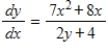 Find the general solution of the differential equation   . ​