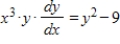 Find the general solution to the differential equation   . ​