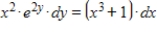 Find the particular solution to the differential equation that satisfies when . 