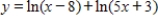 <strong>Find the derivative of the following function. </strong> A) B) C) D) E)