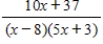 <strong>Find the derivative of the following function. </strong> A) B) C) D) E)
