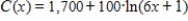 <strong>Suppose that the total cost (in dollars) for a product is given by , where x is the number of units produced. Find the marginal cost function. </strong> A) B) C) D) E)