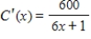 <strong>Suppose that the total cost (in dollars) for a product is given by , where x is the number of units produced. Find the marginal cost function. </strong> A) B) C) D) E)