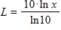<strong>The loudness of sound (L, measured in decibels) perceived by the human ear depends on intensity levels (I) according to , where is the standard threshold of audibility. If then using the change-of-base formula, we get . At what rate is the loudness changing with respect to x when the intensity is 1,000 times the standard threshold of audibility (that is, when x = 1,000)? </strong> A) B) C) D) E)