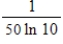 <strong>The loudness of sound (L, measured in decibels) perceived by the human ear depends on intensity levels (I) according to , where is the standard threshold of audibility. If then using the change-of-base formula, we get . At what rate is the loudness changing with respect to x when the intensity is 1,000 times the standard threshold of audibility (that is, when x = 1,000)? </strong> A) B) C) D) E)