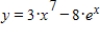 <strong>Find the derivative of the following function. </strong> A) B) C) D) E)