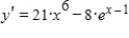 <strong>Find the derivative of the following function. </strong> A) B) C) D) E)