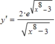 <strong>Find the derivative of the following function. </strong> A) B) C) D) E)