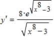 <strong>Find the derivative of the following function. </strong> A) B) C) D) E)