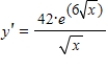<strong>Find the derivative of the following function. </strong> A) B) C) D) E)
