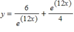 <strong>Find the derivative of the following function. </strong> A) B) C) D) E)