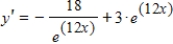 <strong>Find the derivative of the following function. </strong> A) B) C) D) E)