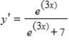 <strong>Find the derivative of the following function. </strong> A) B) C) D) E)