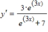 <strong>Find the derivative of the following function. </strong> A) B) C) D) E)