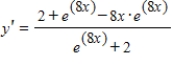 <strong>Find the derivative of the following function. </strong> A) B) C) D) E)