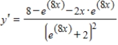 <strong>Find the derivative of the following function. </strong> A) B) C) D) E)