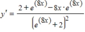 <strong>Find the derivative of the following function. </strong> A) B) C) D) E)
