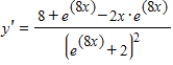 <strong>Find the derivative of the following function. </strong> A) B) C) D) E)