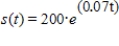<strong>The future value that accrues when $200 is invested at 7%, compounded continuously, is , where t is the number of years. At what rate is the money in this account growing when t = 7? Round your answer to the nearest cent.</strong> A) $1.63 per year B) $326.46 per year C) $15.02 per year D) $2.15 per year E) $22.85 per year
