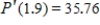 <strong>Medical research has shown that between heartbeats, the pressure in the aorta of a normal adult is a function of time in seconds and can be modeled by the equation Use the derivative to find the rate at which the pressure is changing after 1.9 seconds. Round your answer to two decimal places. </strong> A) B) C) D) E)