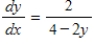<strong>Find dy/dx for the following equation: </strong> A) B) C) D) E)