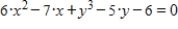 <strong>Find dy/dx for the following equation: . </strong> A) B) C) D) E) 