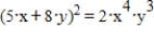<strong>Find dy/dx for the following equation: . </strong> A) B) C) D) E)