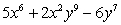 What is the coefficient of the highest-degree term in the polynomial below?