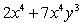 <strong>Simplify by combining like terms. </strong> A) B) C) D) E)