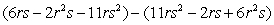 <strong>Simplify by combining like terms. </strong> A) B) C) D) E)
