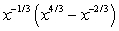 <strong>Perform the indicated operations with expressions involving fractional exponents and then simplify. </strong> A) B) C) D) E)