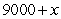 <strong>Suppose that you have $9000 to invest, and you invest x dollars at 10% and the remainder at 8%. Choose the expression that represents the amount invested at 8%.</strong> A) B) C) D) E)