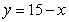 <strong>Suppose that a nurse needs 15 cc (cubic centimeters) of a 15.5% solution (that is, a solution that is 15.5% ingredient) of a certain medication, which must be obtained by mixing x cc of a 20% solution and y cc of a 5% solution. Choose the expression for y in terms of x.</strong> A) B) C) D) E)