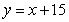 <strong>Suppose that a nurse needs 15 cc (cubic centimeters) of a 15.5% solution (that is, a solution that is 15.5% ingredient) of a certain medication, which must be obtained by mixing x cc of a 20% solution and y cc of a 5% solution. Choose the expression for y in terms of x.</strong> A) B) C) D) E)
