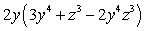 <strong>Factor by finding the common monomial factor. </strong> A) B) C) D) E)