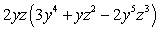 <strong>Factor by finding the common monomial factor. </strong> A) B) C) D) E)