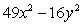 <strong>Factor the expression as a product of binomials. </strong> A) B) C) D) E)