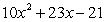 <strong>Factor the expression as a product of binomials. </strong> A) B) C) D) E)