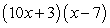 <strong>Factor the expression as a product of binomials. </strong> A) B) C) D) E)