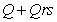 The future value of a simple-interest investment of Q dollars at an annual interest rate r for s years is given by the expression . Factor this expression.