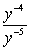 <strong>Use the rules of exponents to simplify the expression so that only positive exponents remain. </strong> A) B) C) D) E)