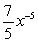 <strong>In many applications, it is often necessary to write expressions in the form , where c is a constant and n is an integer. Write the expression below in this form. </strong> A) B) C) D) E)
