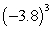 <strong>Use a calculator to approximate the indicated power. Round your answer to three decimal places. </strong> A) -54.872 B) 54.872 C) 14.440 D) 208.514 E) -14.440