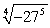 <strong>Evaluate the following expression if it represents a real number. </strong> A) 61.546691 B) 14348907 C) -531441 D) -61.546691 E) not a real number