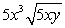 <strong>Simplify the expression by using the properties of radicals. Assume nonnegative variables. </strong> A) B) C) D) E)