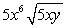 <strong>Simplify the expression by using the properties of radicals. Assume nonnegative variables. </strong> A) B) C) D) E)